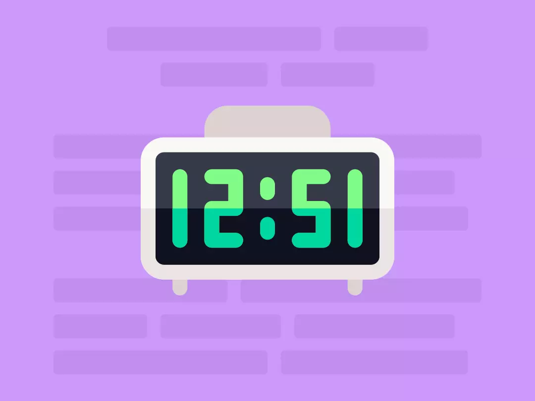 Animated Digital Clock with Vue 3